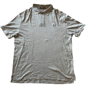 Polo Ralph Lauren Mens 1XB Light Grey Golf Polo Shirt